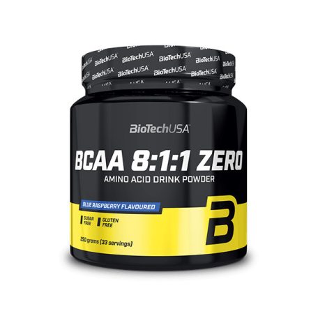 Biotech BCAA 8:1:1 ZERO 250g BCAA aminosav táplálék-kiegészítő