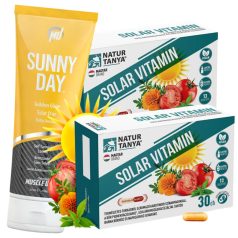   Natur Tanya SOLAR VITAMIN (2db) + Golden Glow Önbarnító Testápoló