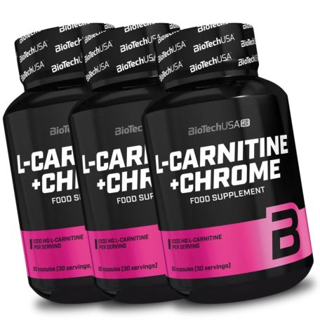 Biotech L-Carnitine + Chrome Triopack