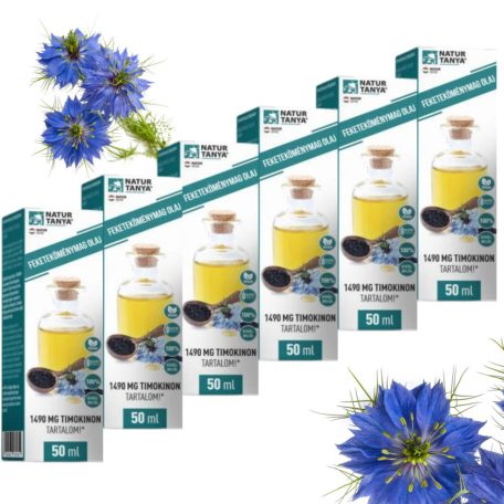 100%-os Fekete köménymag olaj Maxi Pack (6db) - Natur Tanya