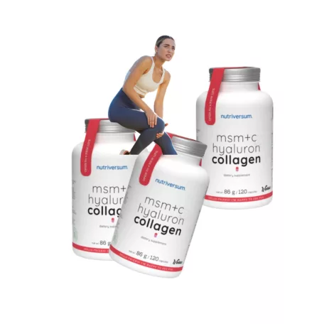Nutriversum MSM+C Hyaluron Collagen Triopack (3db)