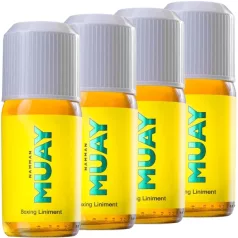 MUAY Boxing Liniment Melegítő olaj 120ml Csomag (4db)