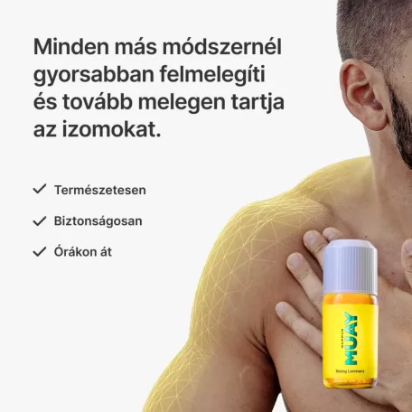 MUAY Boxing Liniment Melegítő olaj 120ml Csomag (4db)