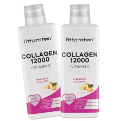 Fittprotein Collagen 12000mg Duopack Ananász íz