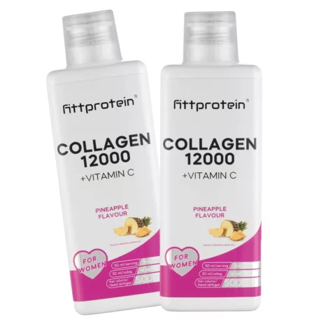 Fittprotein Collagen 12000mg Duopack Ananász íz