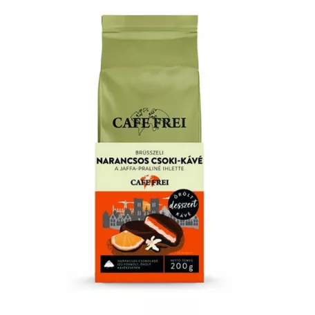 Cafe Frei Brüsszeli Narancs-Praliné Őrölt Kávé 200g