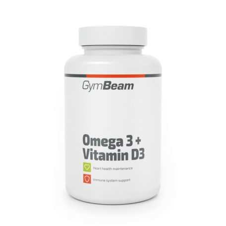 GymBeam Omega 3 + D3-vitamin 90 kapszula