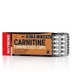 Nutrend Carnitine Compressed Caps - 120 Kapszula l-karnitin tartalmú diétás termék