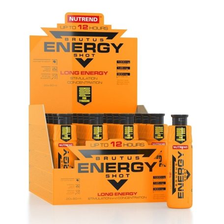 Nutrend Brutus Energy Shot 1karton edzés előtti teljesítménynövelő