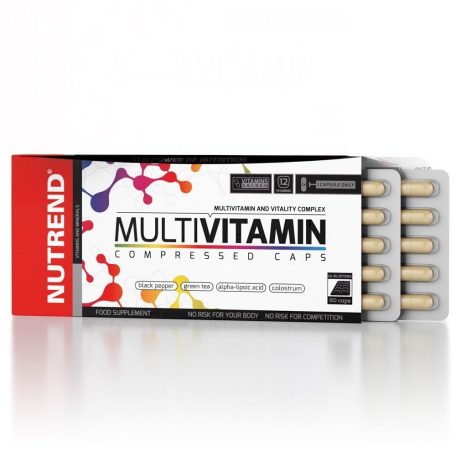 Nutrend Multivitamin Compressed Caps - 60 kapszula több féle vitamint tartalmazó termék