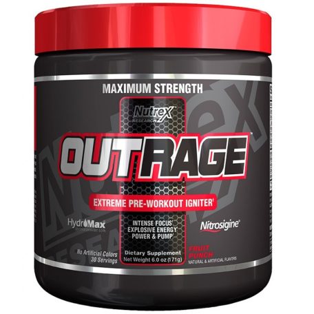 Nutrex Outrage - 144g edzés előtti teljesítménynövelő