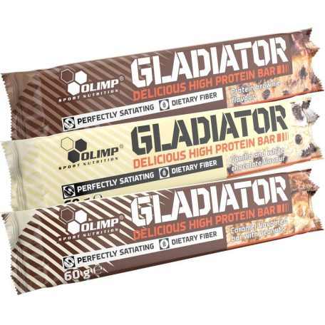 Olimp Gladiator® High Protein bar fehérje szelet 1karton energia vagy fehérjeszelet