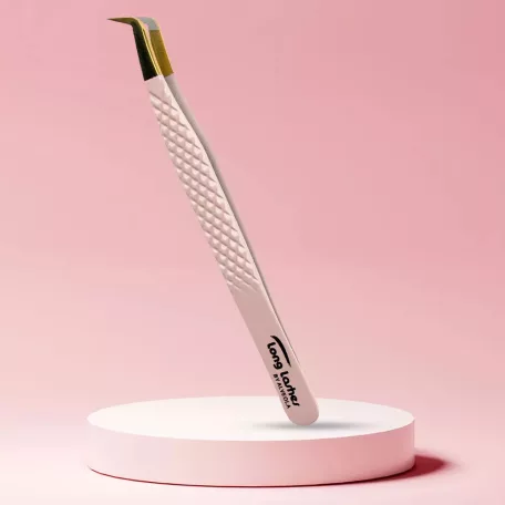 Long Lashes Pro Fiber Slim Volume csipesz - Arany fejű