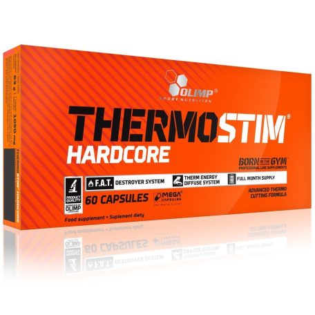 Olimp Thermo Stim® Hardcore zsírégető - 60 kapszula termogenikus fogyasztószer