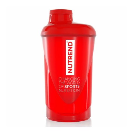 Nutrend Shaker piros 600 ml edzés kiegészítő termék sportolóknak