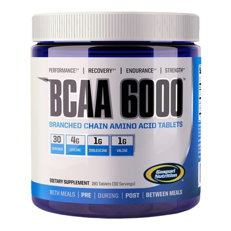 Gaspari BCAA 6000 180 tabletta aminosav táplálékkiegészítő