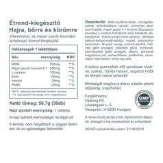 Vitaking Haj Bőr Köröm Kompex 30 tabletta