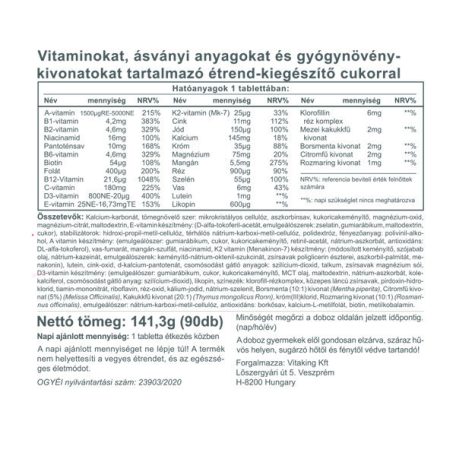 Vitaking Daily One Multivitamin 90 tabletta