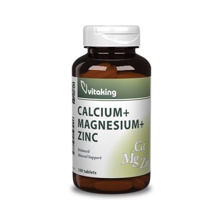 Vitaking Kalcium+Magnézium+Cink 100 tabletta