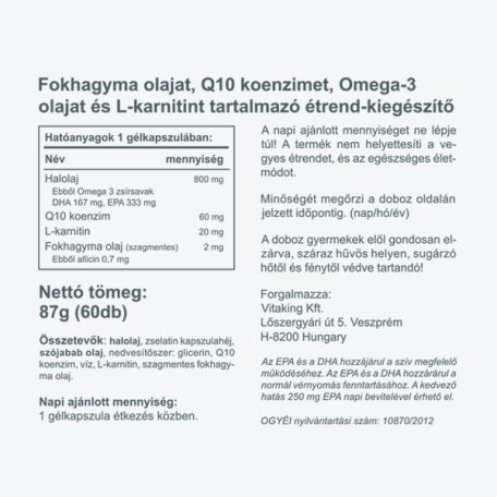 Vitaking Cardiolic 60 gélkapszula