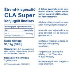 Vitaking CLA Super 2000mg 60 gélkapszula