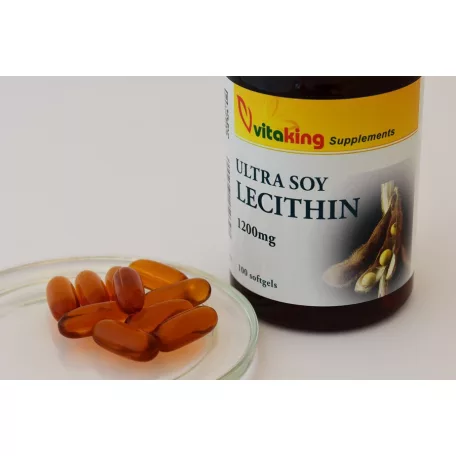 Vitaking Lecitin 1200mg 100 gélkapszula