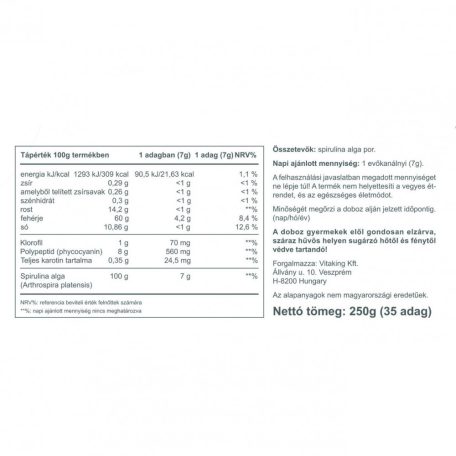 Vitaking Spirulina por 250g