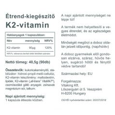 Vitaking K2-vitamin 90mcg 90 kapszula