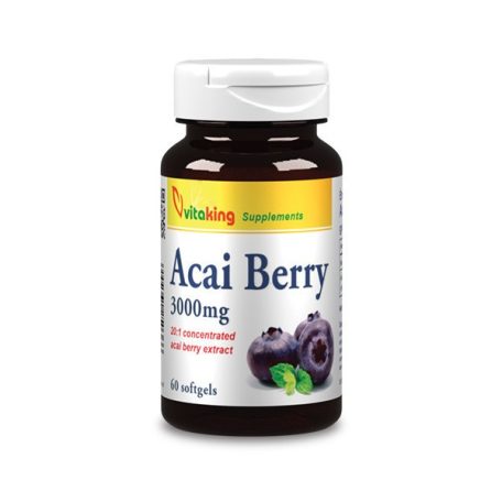 Vitaking Acai Berry 3000mg 60 gélkapszula