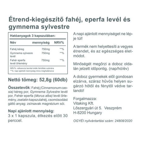 Vitaking Gymne -MAX 60 kapszula