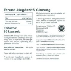 Vitaking Ginzeng kivonat 100mg 90 kapszula