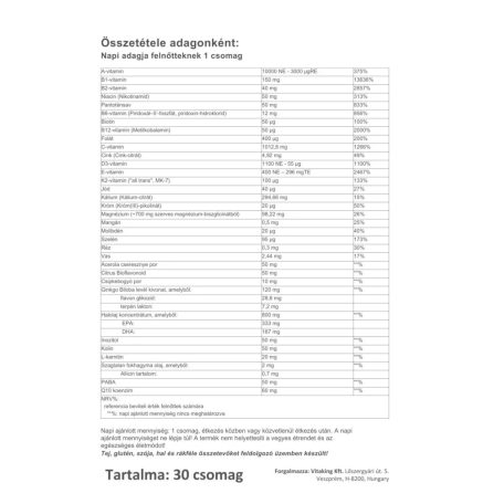 Vitaking 365 Multivitamin Szenior csomag