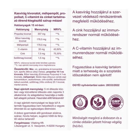 Vitaking Propolisz Szirup 100ml