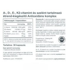 Vitaking Antioxidáns komplex 30 kapszula A+D+E+K2+szelén