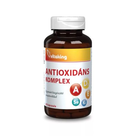 Vitaking Antioxidáns komplex 60 kapszula A+D+E+K2+szelén