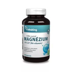 Vitaking Magnézium Biszglicinát+B6 (P5P) 120 kapszula