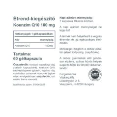 Vitaking Q10 100mg 60 gélkapszula