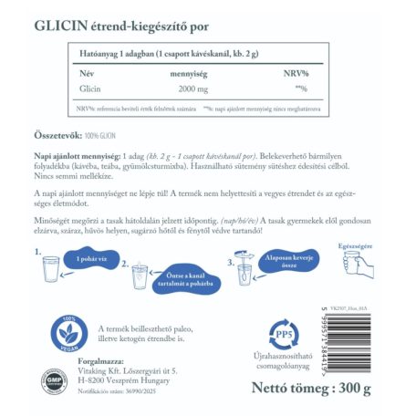 Vitaking Glicin Natúr 300g