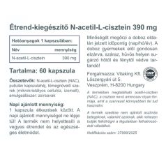 Vitaking NAC-390 390mg 60 kapszula