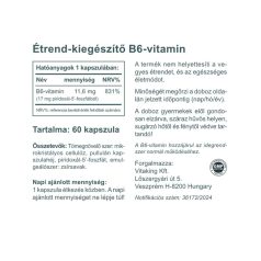 Vitaking B6-vitamin (P5P) 60 kapszula