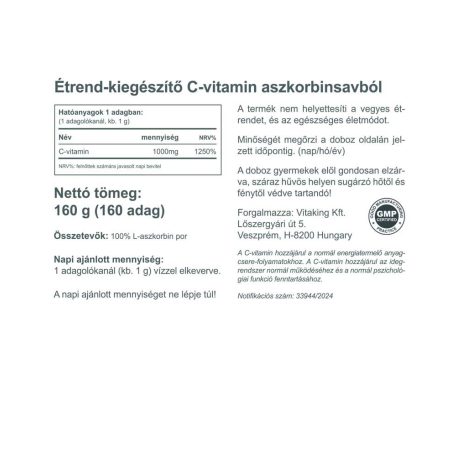 Vitaking C-Ascorbin 160g
