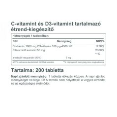 Vitaking C-1000mg + D-4000NE 200 tabletta
