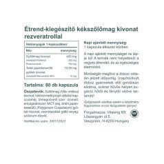 Vitaking Szőlőmag kivonat + Rezveratrol 80 kapszula